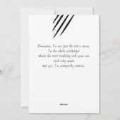 彼に対する幸せな一日( 誕生日)の挨拶 シーズンカード (裏面)