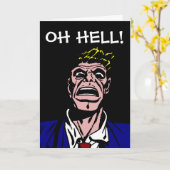 彼に対する非常に失礼な誕生日カードの上で カード (黄色い花)