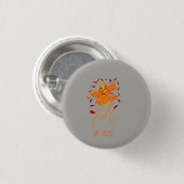 彼に指、フリップを# 45鳥与えないで下さい 缶バッジ (正面&裏面)