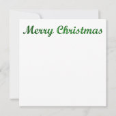 彼に来クリスマスのカードを崇拝する ノートカード (裏面)