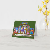 彼に来クリスマスカードを贈ろう カード (黄色い花)