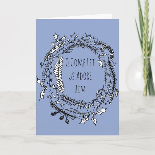 彼に来クリスマスカードを贈ろう シーズンカード (正面)