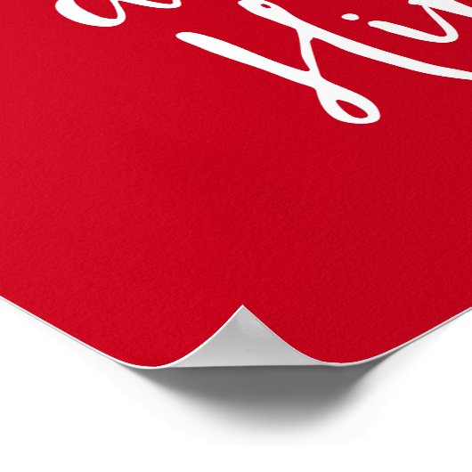 彼に来クリスマスプリントを祝おう ポスター (角)