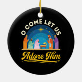 彼に来出生の聖降誕祭 セラミックオーナメント (裏面)