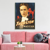 彼に秘密を伝える悪魔サーストン魔法 キャンバスプリント (インサイチュ (リビング))