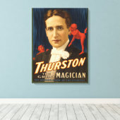 彼に秘密を伝える悪魔サーストン魔法 キャンバスプリント (インサイチュ (ウッドフロア))