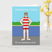 彼に素晴らしおめでとう カード (黄色い花)