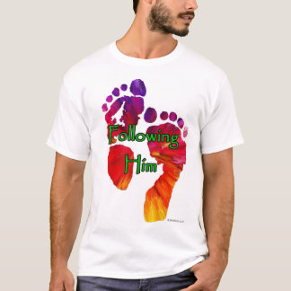 彼に続きますチームワイシャツ Tシャツ