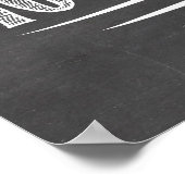 彼に黒板ポスターを眠らせなさい ポスター (角)