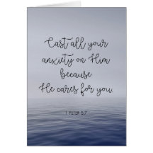 彼のあなたの心配をすべて投げて下さい