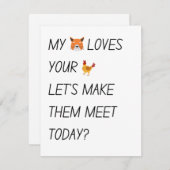 彼のいけなためのバレンタインデー シーズンカード (正面/裏面)