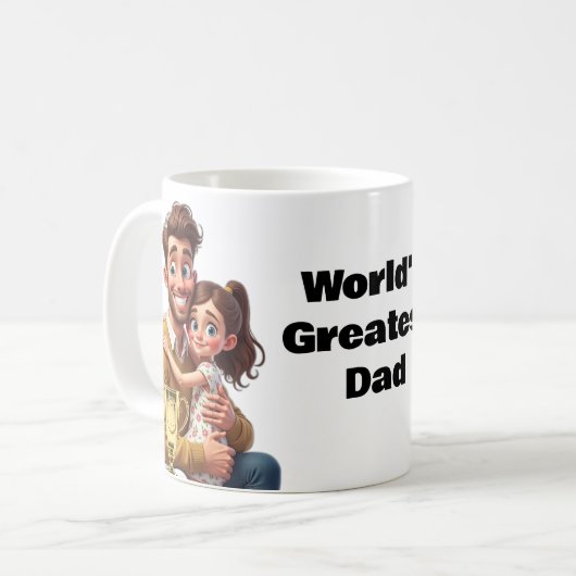 彼のおじいさん父のための世界最高のパパギフト コーヒーマグカップ (正面左)