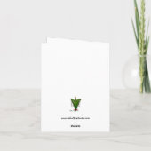 彼のおもしろいクリスマスカード シーズンカード (裏面)