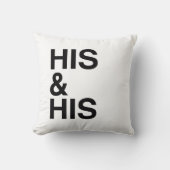 彼のおよび彼の- .PNG クッション (正面)