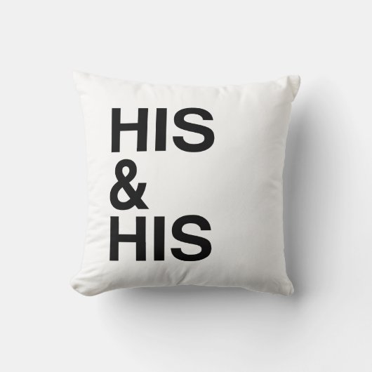彼のおよび彼の- .PNG クッション (正面)