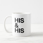 彼のおよび彼の- .PNG コーヒーマグカップ (左)