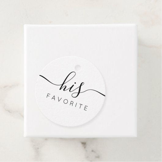 彼のお気に入りのсお願いギフトクラシックラウンド フェイバータグ (インサイチュ)