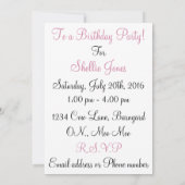 彼のお気に入りのな御馳走が付いているかわいいベビー牛漫画 招待状 (裏面)