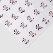 彼のお気に入りのな御馳走が付いているかわいいベビー牛漫画 薄葉紙 (詳細)