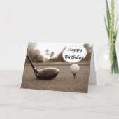 彼のお気に入りの誕生日 カード (正面)