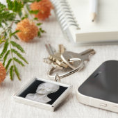 彼のかつらのないVoltaire、1778年のバスト キーホルダー (側面)