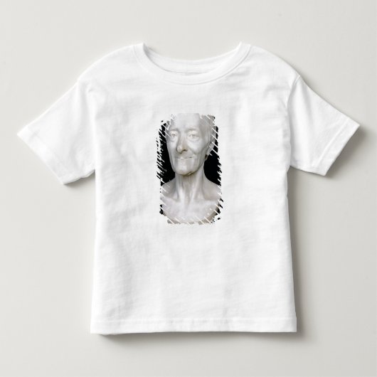 彼のかつらのないVoltaire、1778年のバスト トドラーTシャツ (正面)