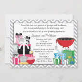 彼のそして彼女の物ウェディングシャワーの招待状 招待状 (正面)