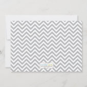 彼のそして彼女の物ウェディングシャワーの招待状 招待状 (裏面)