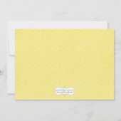 彼のそして彼女の物ウェディングシャワーの招待状 招待状 (裏面)