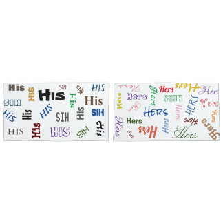 彼のそして彼女の物枕カバー 枕カバー