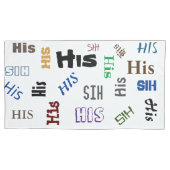 彼のそして彼女の物枕カバー 枕カバー (正面左)