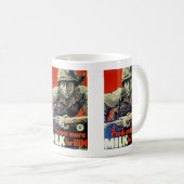 彼のためにもっとミルクを作る コーヒーマグカップ (正面右)