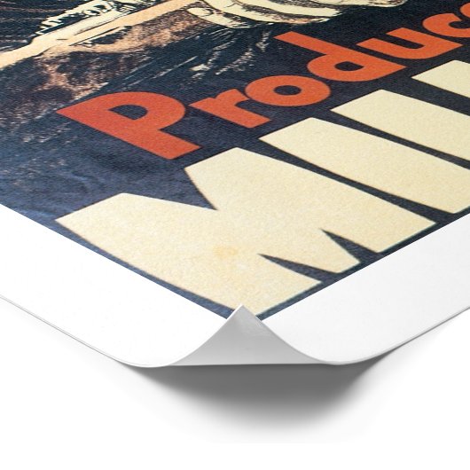 彼のためにもっとミルクを作る ポスター (角)