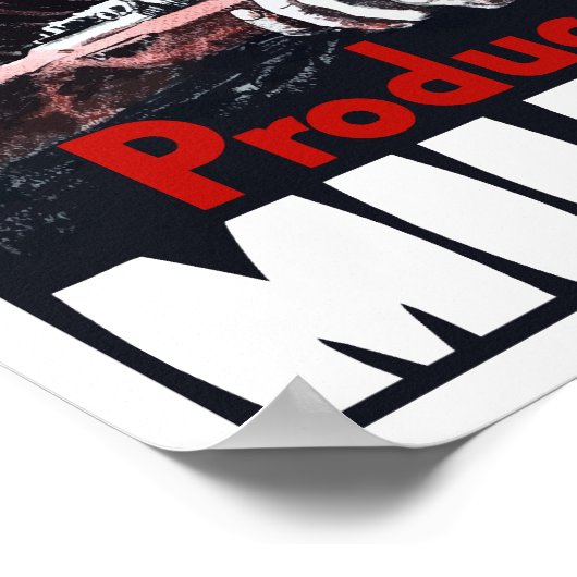 彼のためにもっとミルクを作る – 第二次世界大戦 ポスター (角)