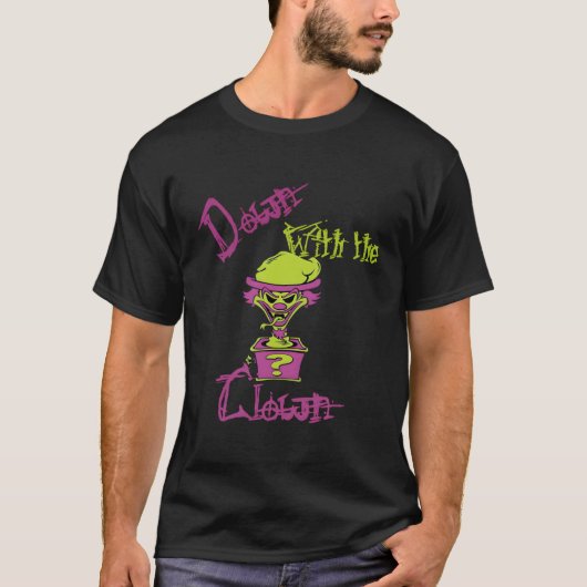 彼のためにピエロIcpとダウン Tシャツ (正面)