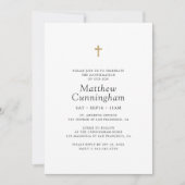 彼のためにフェイク金ゴールド横断最小主義の確認 招待状 (正面)