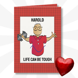 彼のために強いカードを持って行く カード