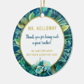 彼のために私の先生お気に入りのクリスマスプレゼント セラミックオーナメント (左)