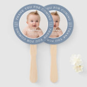 彼のために聖なるバプテスマは来の写真に感謝 ハンドファン (正面&裏面)