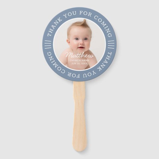 彼のために聖なるバプテスマは来の写真に感謝 ハンドファン (正面)