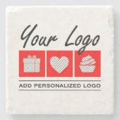 彼のために誕生日プレゼント男性のためのパーソナライズされた贈り物 ストーンコースター (正面)