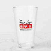 彼のために誕生日プレゼント男性のためのパーソナライズされた贈り物 タンブラーグラス (正面)