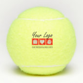 彼のために誕生日プレゼント男性のためのパーソナライズされた贈り物 テニスボール (正面)