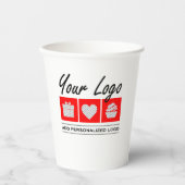 彼のために誕生日プレゼント男性のためのパーソナライズされた贈り物 紙コップ (正面)