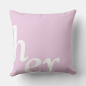 彼のために、または彼女のリバーシブル クッション (裏面)