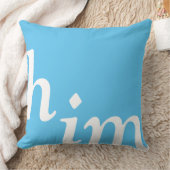 彼のために、または彼女のリバーシブル クッション (ブランケット)