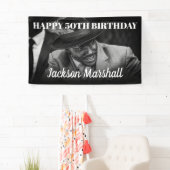 彼のために |フォト誕生日 横断幕 (インサイチュ)