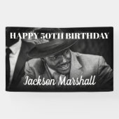 彼のために |フォト誕生日 横断幕 (横)