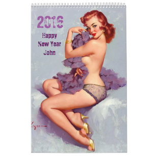 彼のためのおもしろいでパーソナライズなカレンダー カレンダー