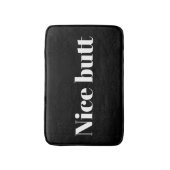 彼のためのおもしろい素敵なお尻引用文バスルームのアクセサリー バスマット (正面縦)